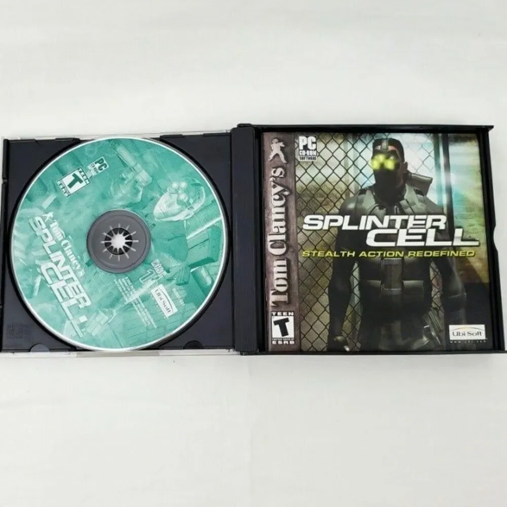 Tom Clancy's Splinter Cell on PC, CD-ROM